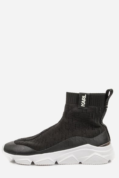 ΜΠΟΤΑΚΙΑ KARL LAGERFELD - K00 BLACK KNIT TEXTILE